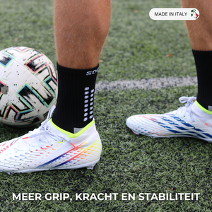 Gripsokken  Wit + Zwart Bundel