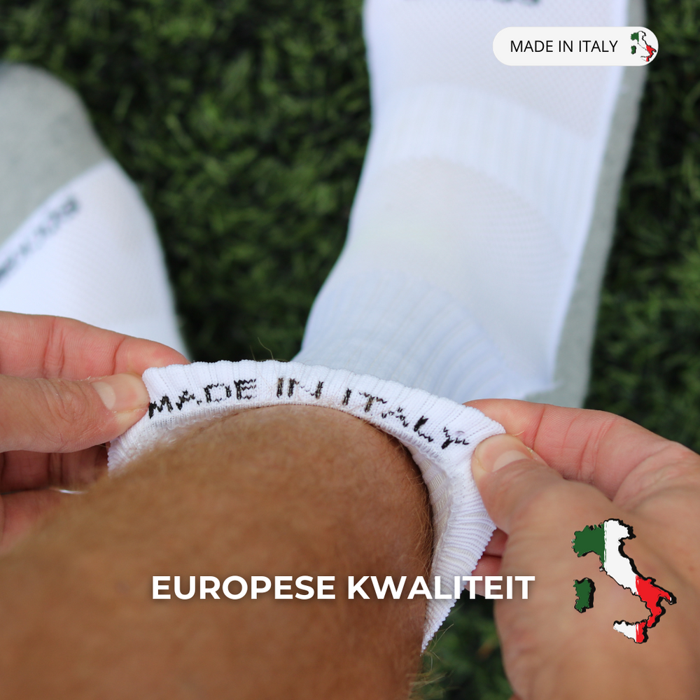 Gripsokken  Wit + Zwart Bundel